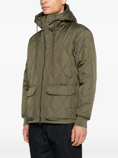 Taion Quilted Jacket In Green