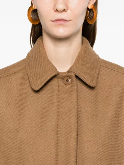 Apc Patch-pocket Jacket In Brown