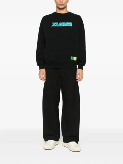 Xlarge Standard Crew-neck Sweatshirt In Black
