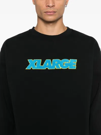 Xlarge Standard Crew-neck Sweatshirt In Black