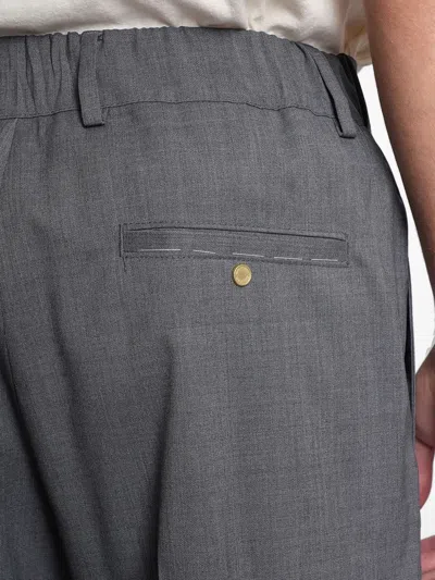 Greyed Pockets Trousers In Gray