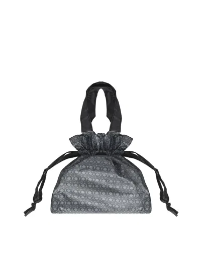 Coccinelle Smart To Go Regenschirm Mit Monogrammmuster In Gray