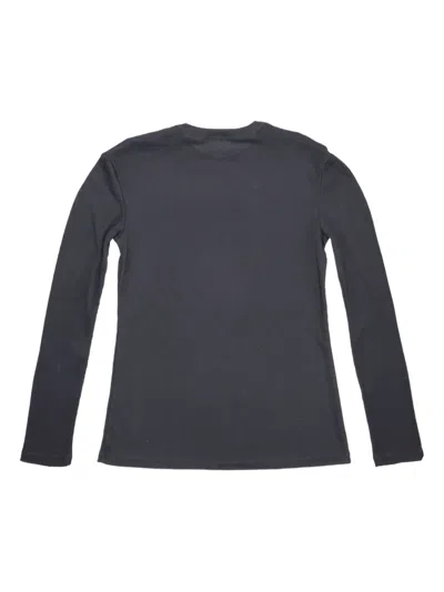 La Rose T-shirt Aus Baumwolle In Gray