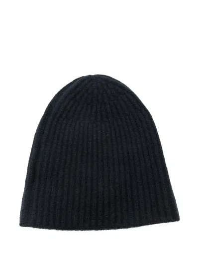 Roberto Collina Gerippte Beanie In Black