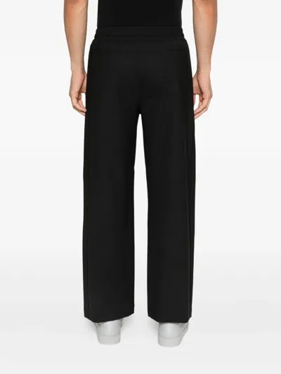 Pence Drawstring-waist Trousers In Black