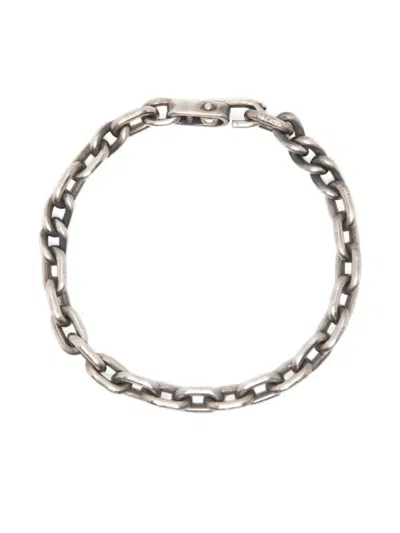 Werkstatt:münchen Anchor Chain Bracelet In Silver