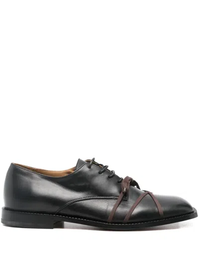 Magliano Lace-up Derby Shoes In Black