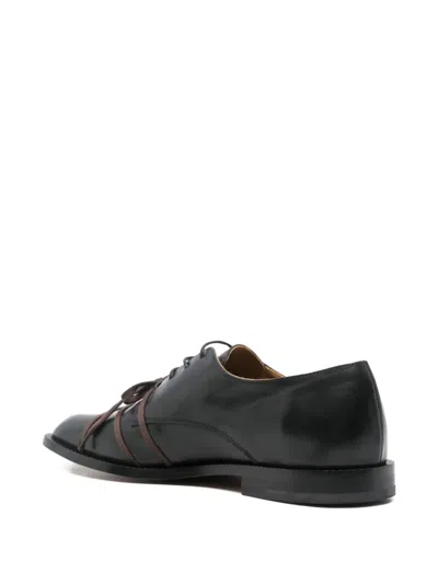 Magliano Lace-up Derby Shoes In Black