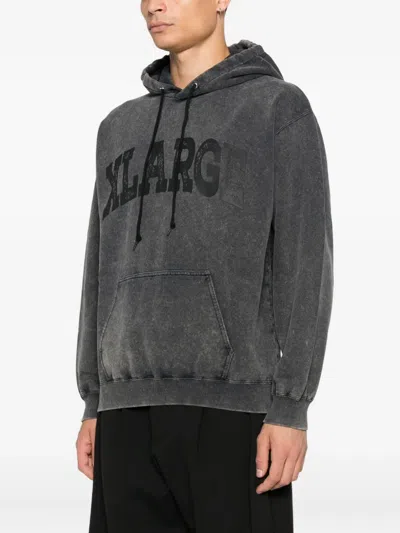 Xlarge Collage-logo Hoodie In Black