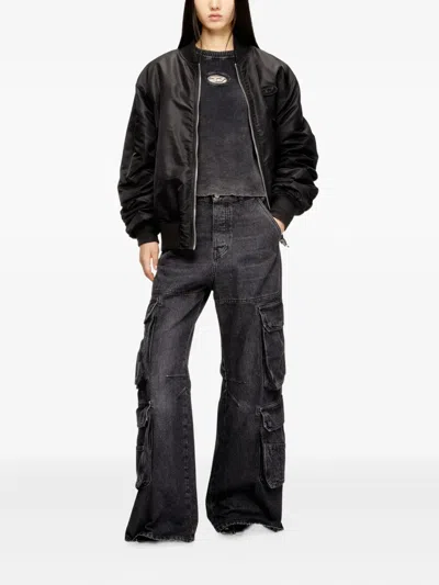 Diesel M-anchorex Pullover Mit Logo In Black