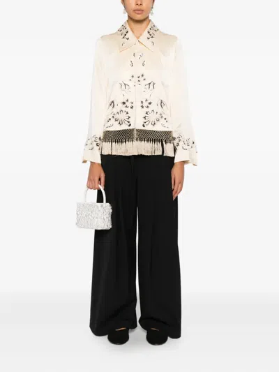 Marella Bleted Pleated Trousers In Black