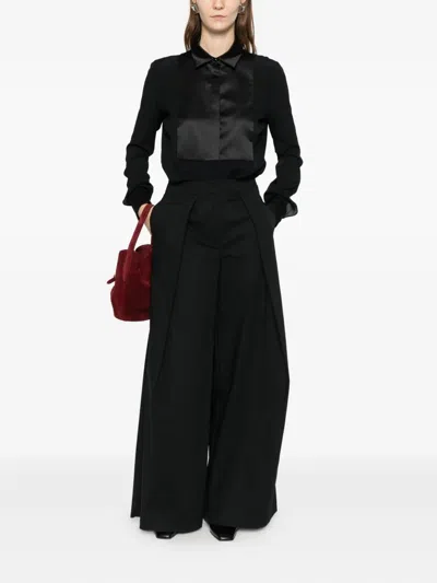 Pt Torino Long-sleeve Shirt In Black