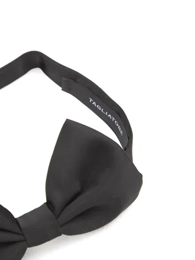 Tagliatore Adjustable Bow Tie In Black
