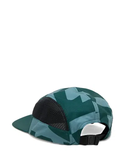 Adidas Originals Graphic Panelled Baseball Hat In Green