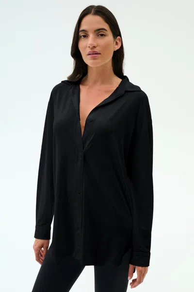 Splits59 Kate Airweight Lite Button Down In Black