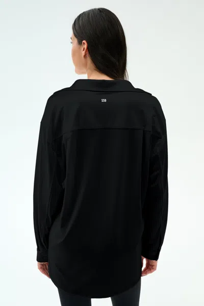 Splits59 Kate Airweight Lite Button Down In Black