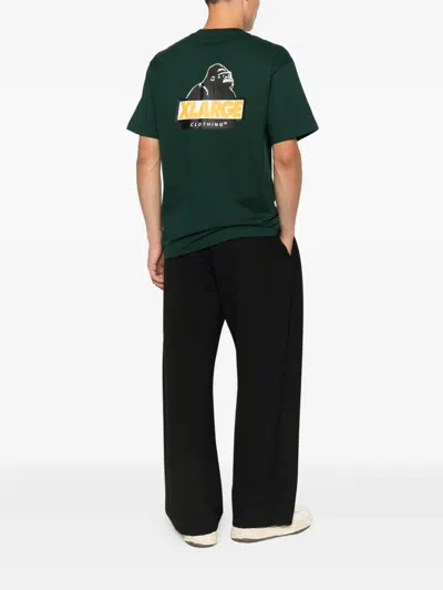 Xlarge Logo-detail T-shirt In Green
