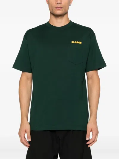 Xlarge Logo-detail T-shirt In Green