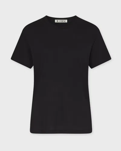 Éterne T-shirt Short Sleeve Boyfriend In Black