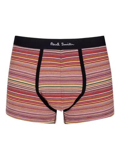 Paul Smith 'signature Stripe' Mix Boxer Briefs Three Pack Multicolour In Multi