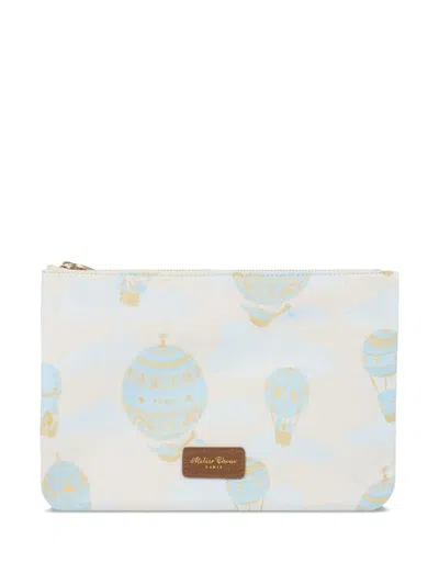 Atelier Choux Hot Air Balloons Pouch In Neutral