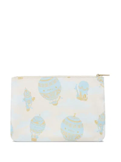 Atelier Choux Hot Air Balloons Pouch In Neutral