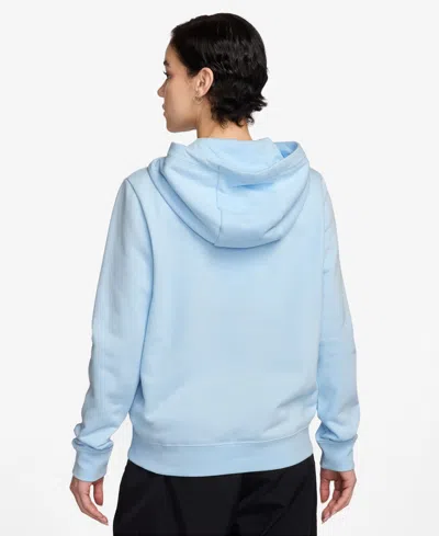 Nike Women's Sportswear Club Fleece Pullover Hoodie In Blue