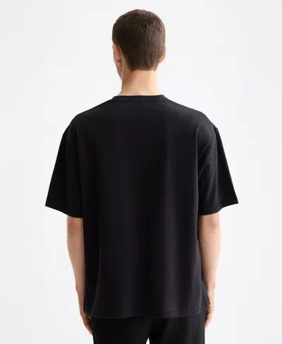 Scotch & Soda Men's Loose Fit Applique T-shirt In Gray