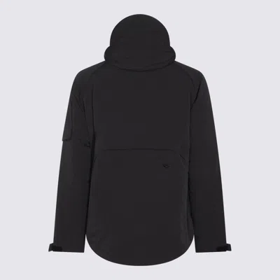 Jg1 Hooded Down Jacket Adjustable Cuffs In Black