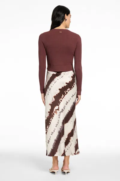 Toccin Viv Bias Maxi Skirt In Multi