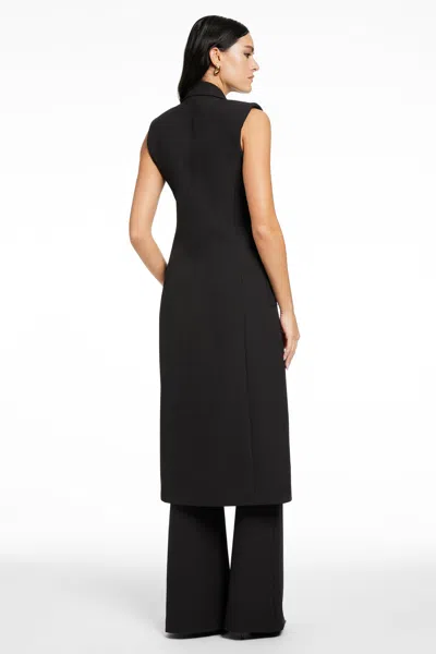 Toccin Longline Single-breasted Coat In White