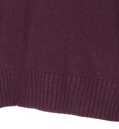 Lisa Yang Crew-neck Sweater In Burgundy
