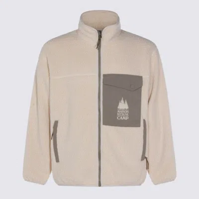 Maison Kitsuné Casual Fleece Zipped Jacket In Neutral