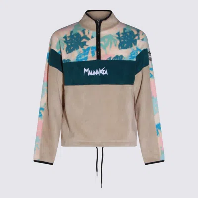 Mauna Kea Modern Color Block Jacket Drawstring Hem In Neutral