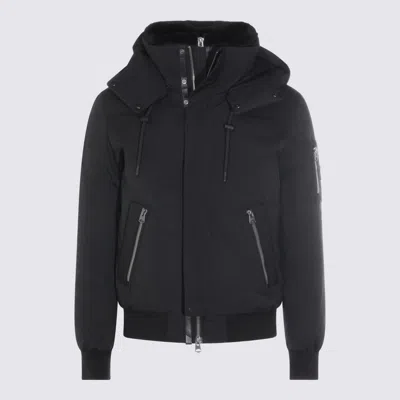 Mackage Quilted Hooded Jacket In Black