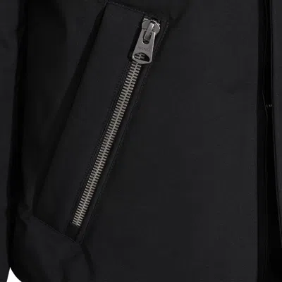 Mackage Quilted Hooded Jacket In Black