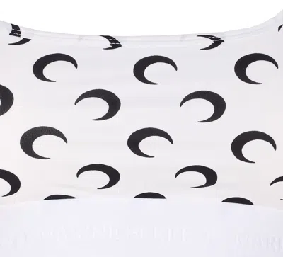 Marine Serre Crescent Moon Pattern Sleeveless Top In White