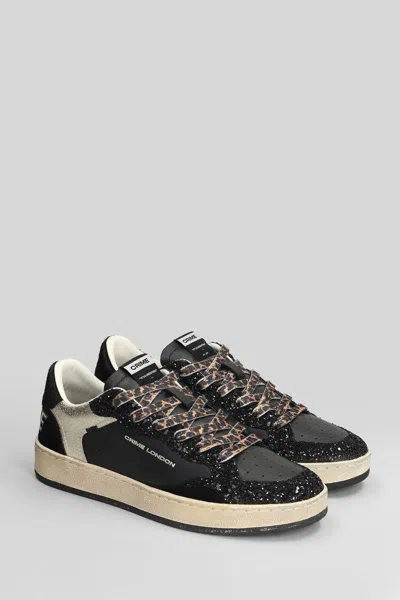 Crime London Chelsea Sneakers In Black