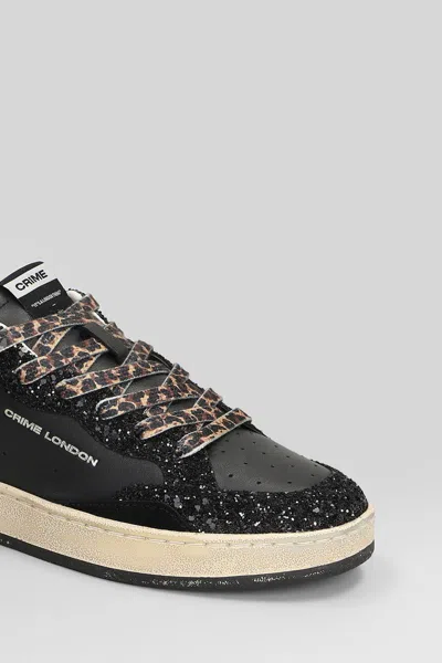 Crime London Chelsea Sneakers In Black
