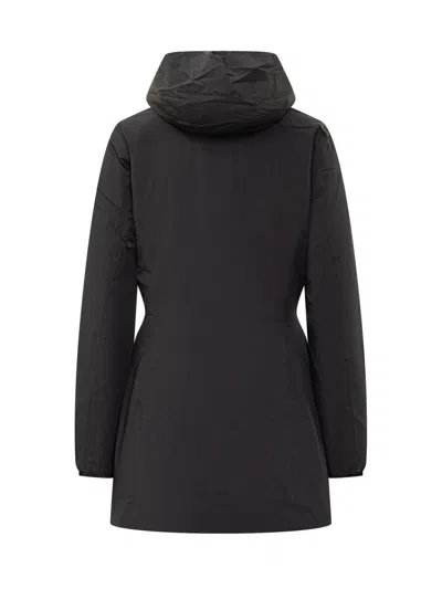 K-way K Way Sophie Plus Reversible Hooded Jacket In Black