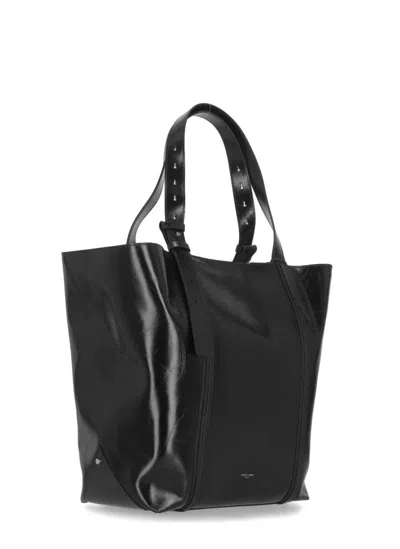 Golden Goose Spacious Tote Bag Dual Handles In Black