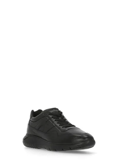 Hogan Hyperlight Logo-detail Sneakers In Black