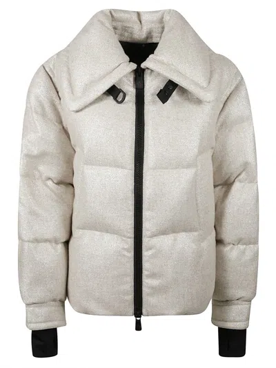 Moncler Sandane Collar Jacket In Brown