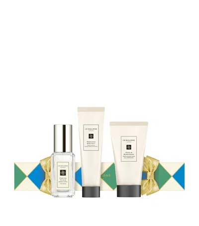 Jo Malone London Green & Blue Holiday Cracker Gift Set (limited Edition) In Transparent