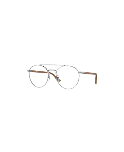 Persol Logo Flat Mirror In Gray