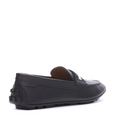 Bally Kansan Loafers In Black