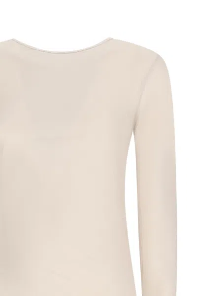 Haikure Long-sleeved T-shirt In Brown