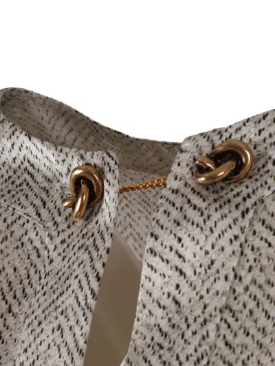 Antonelli Silk Shirt With Classic Collar And Buttoned Cuffs In Gray