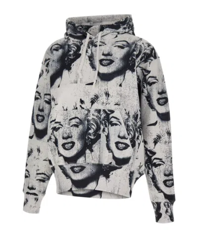 Vaquera Marilyn-graphic Hoodie In Multi