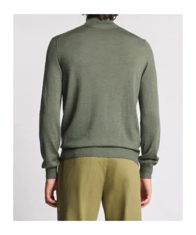 Fay Turtleneck In Wool In Green